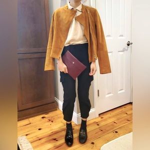 Lafayette 148 Nyc Suede Jacket sz 2